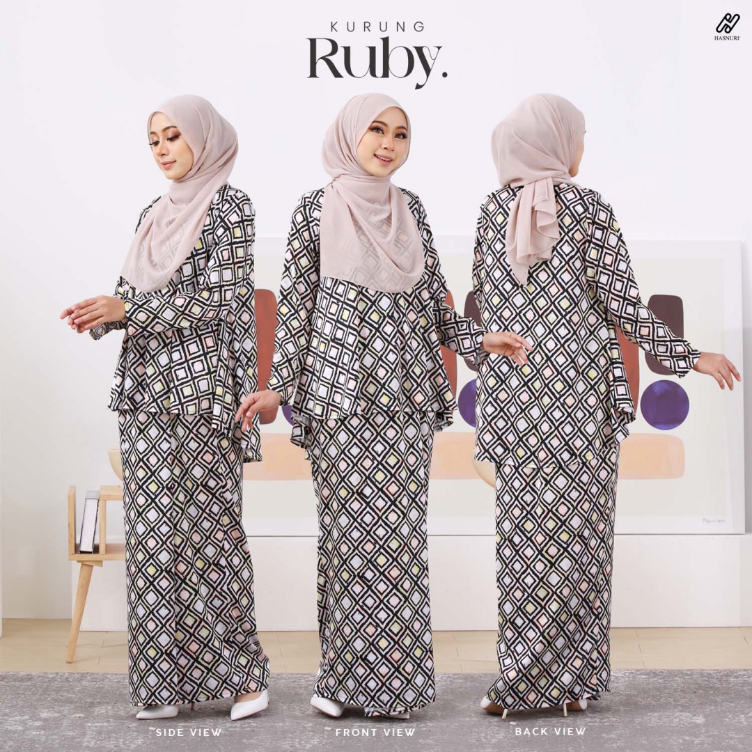 Kurung Ruby - Black