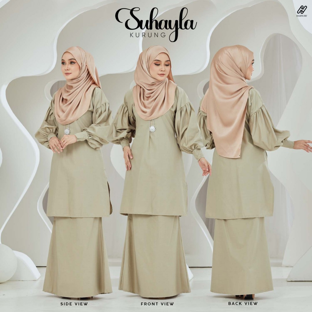 Kurung Suhayla - Mint Green