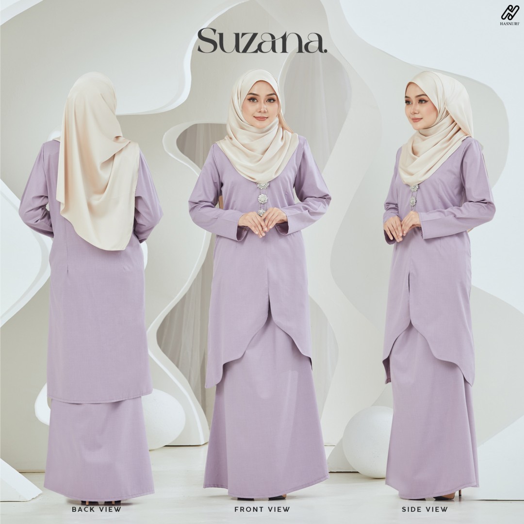 Kurung Suzana - Mint Green