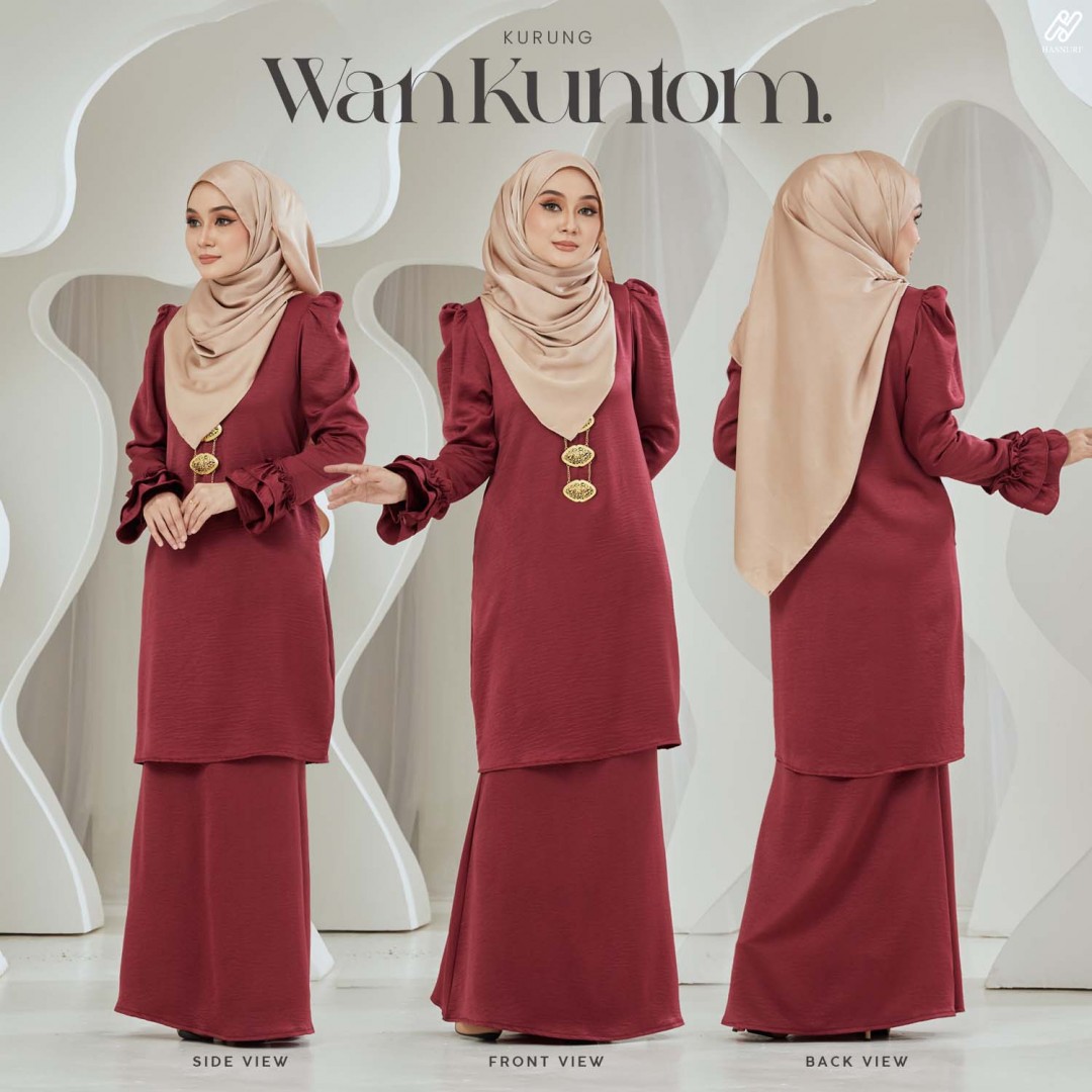 Kurung Wan Kuntom - Baby Green