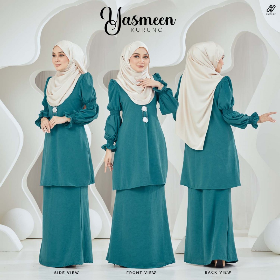 Kurung Yasmeen - Plum