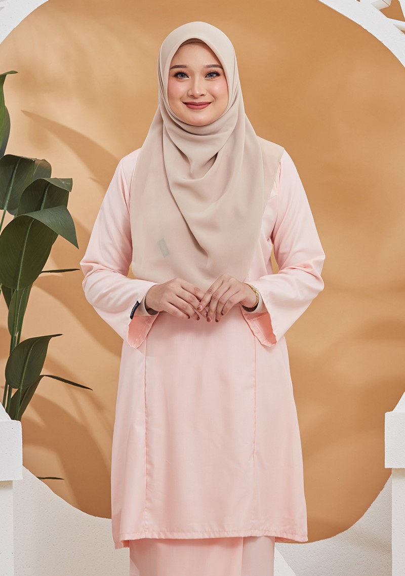 Kurung Zahara - Baby Peach