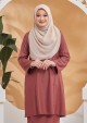 Kurung Zahara - Rosy Brown