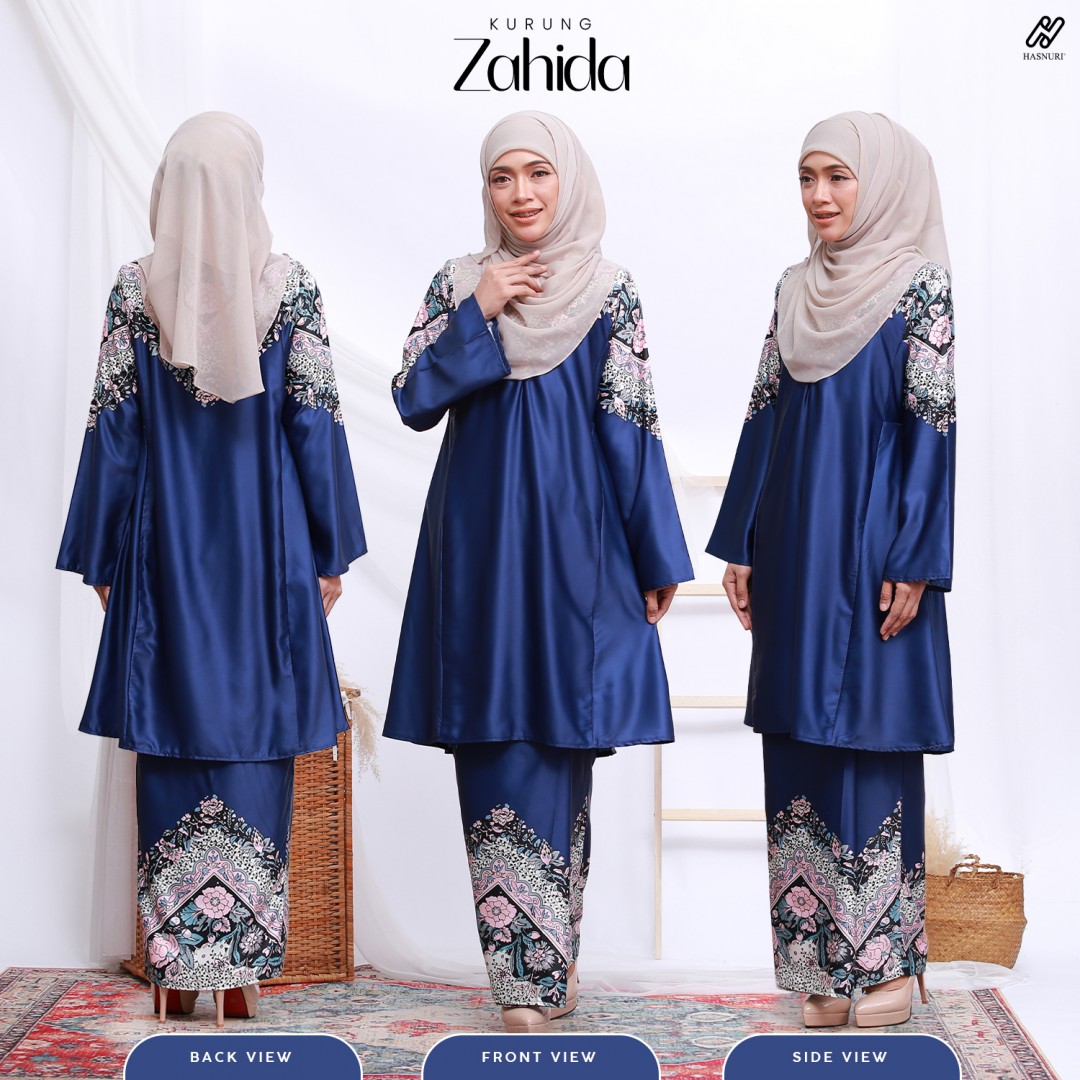 Kurung Zahida - Ivory White