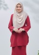 Kurung Zaraa - Maroon