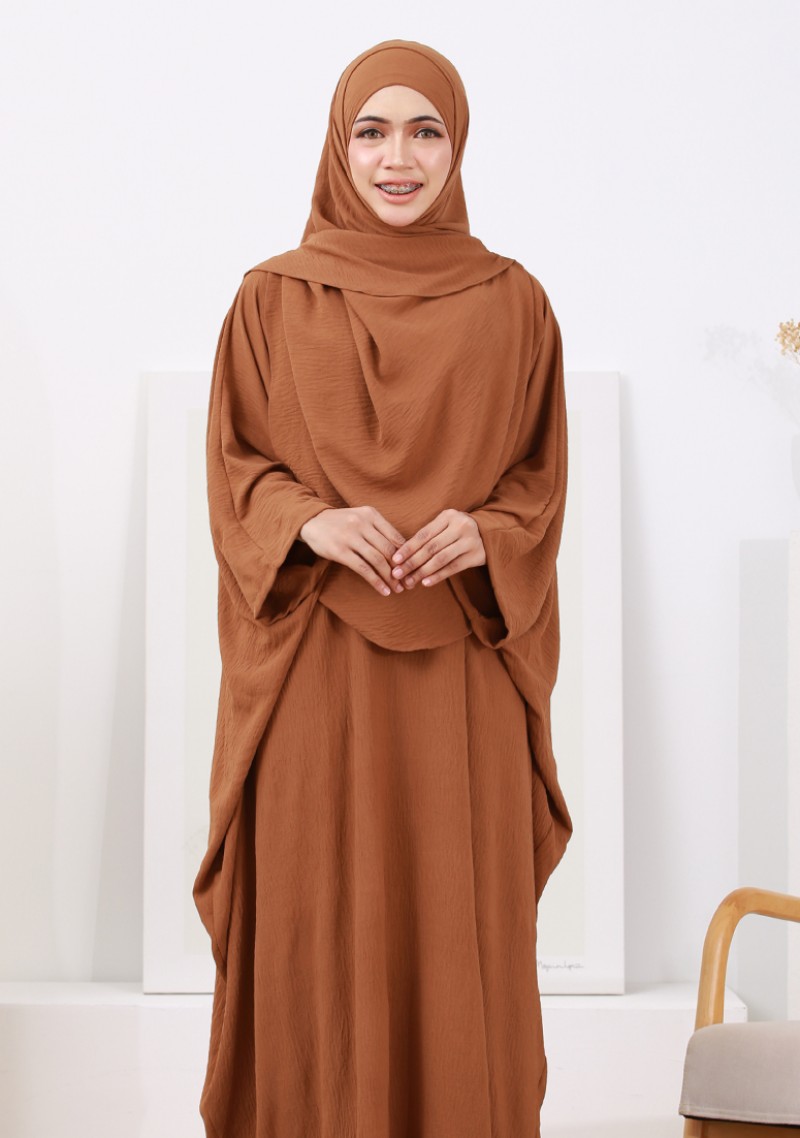 Abaya Hafiza - Light Coco