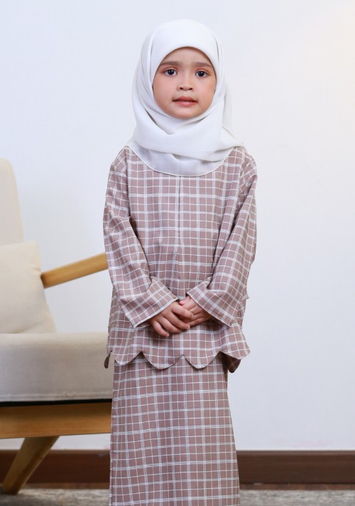 Kurung Dang Hanna Kids - Light Coco