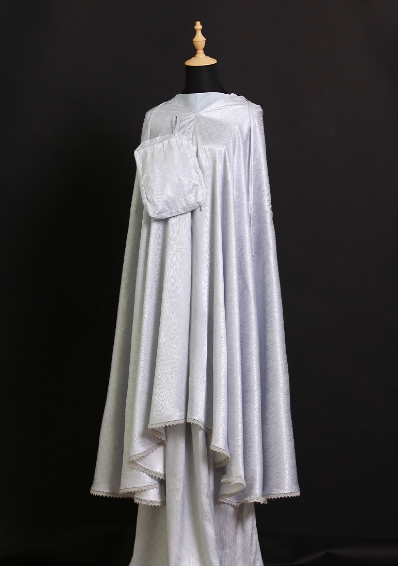 Telekung Nufa - Light Grey