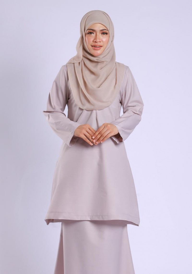 Kurung Hawa - Light Grey