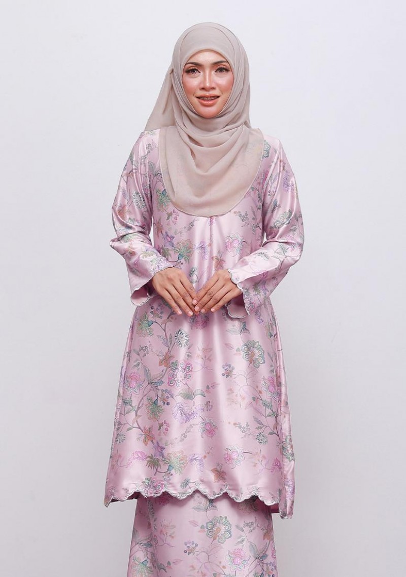 Kurung Che Baiduri - Lilac