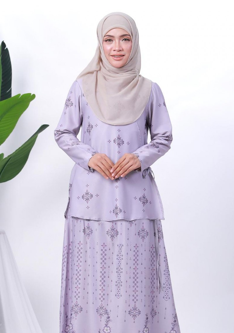 Kurung Hanami - Lilac Purple