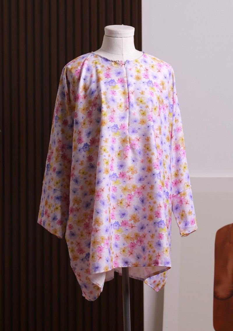 Blouse Sara V25 - Lilac Purple