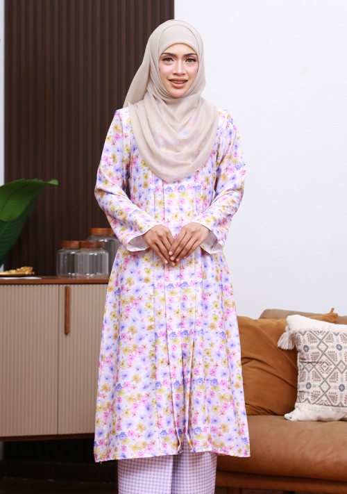 Kebaya Sri Daisy - Lilac Purple