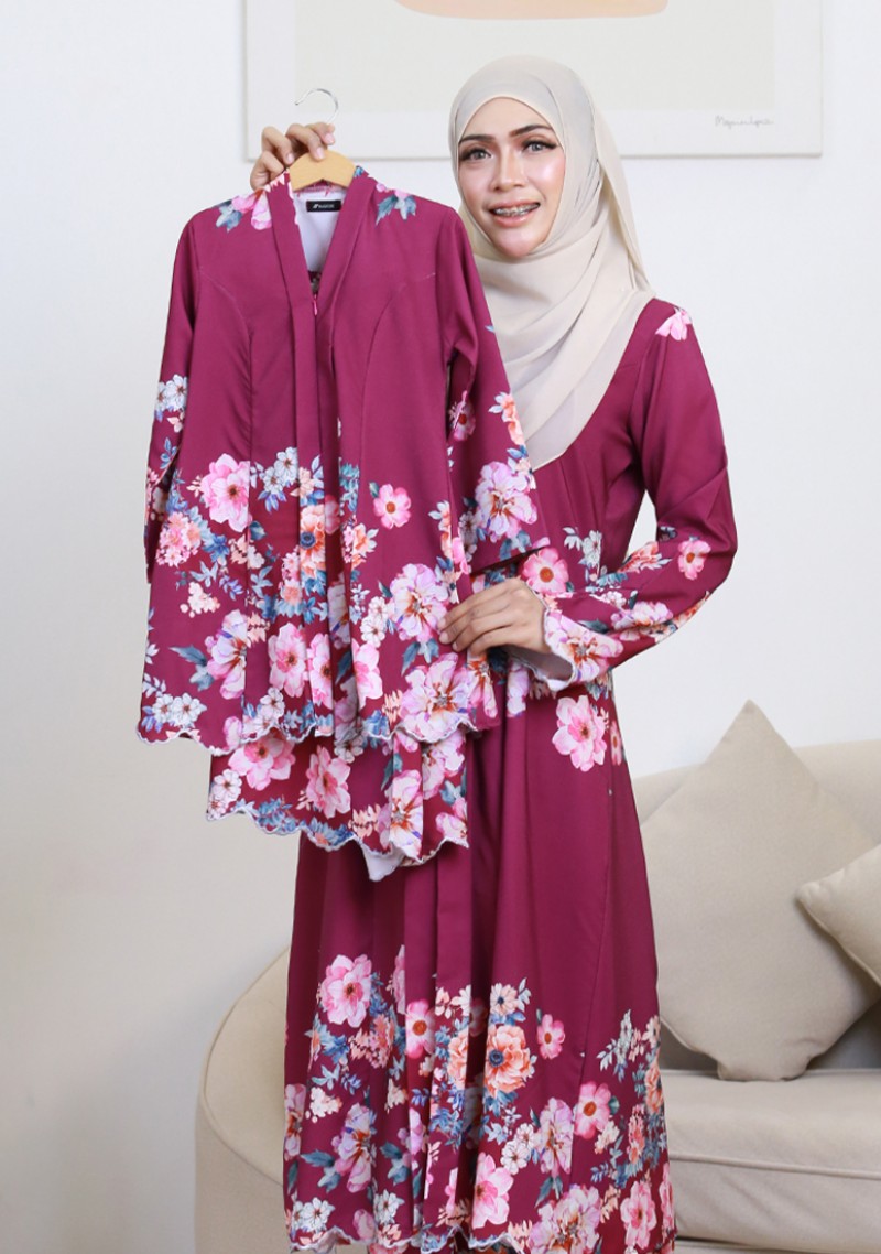 Kebaya Sri Qaseh Kids - Magenta