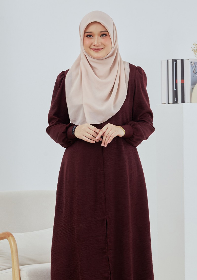 Suit Puteri Zakiya - Maroon