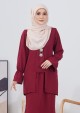 Kurung Mirella - Maroon