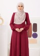 Suit Nur Zakiya - Maroon