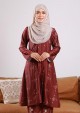 Kebaya Che Mahani - Maroon