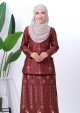 Kurung Hanami - Maroon