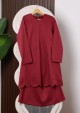 Kurung Azura - Maroon