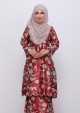 Kurung Che Baiduri - Maroon