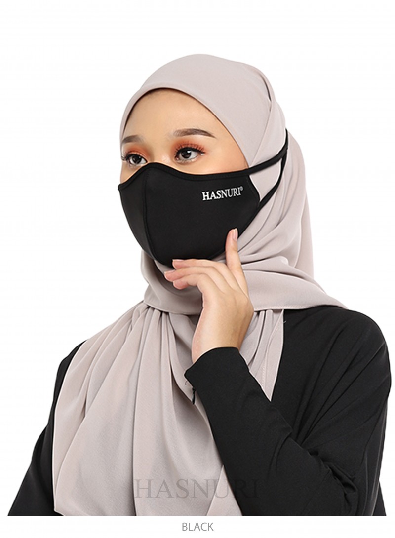 Face Mask Hasnuri - Black