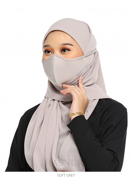 Face Mask Hasnuri - Dark Grey