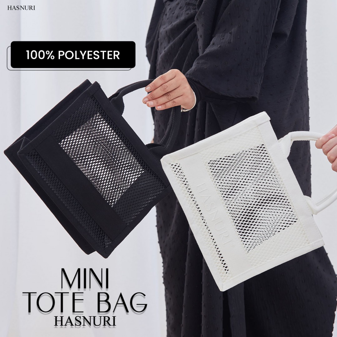 Mini Tote Bag Hasnuri - Black