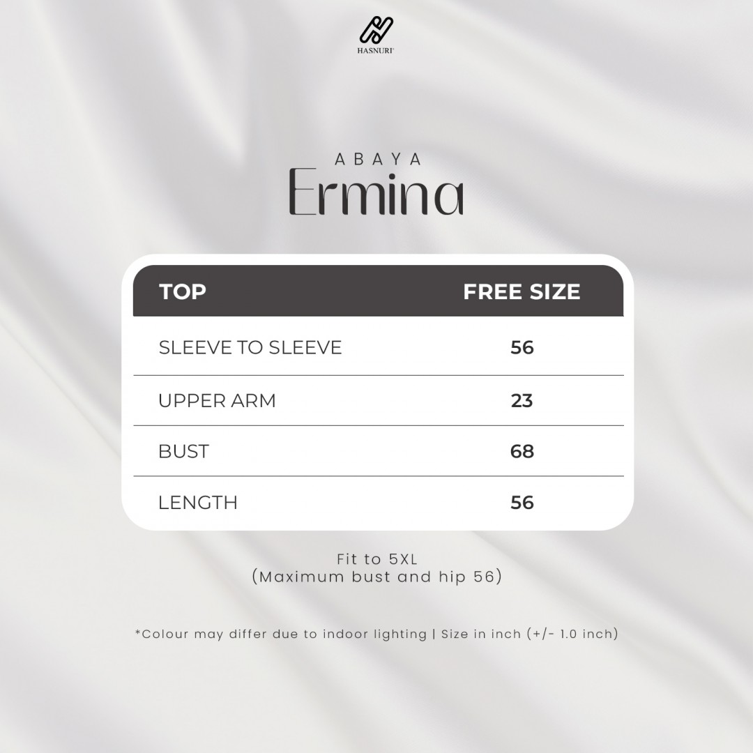 Abaya Ermina - Mustard Gold