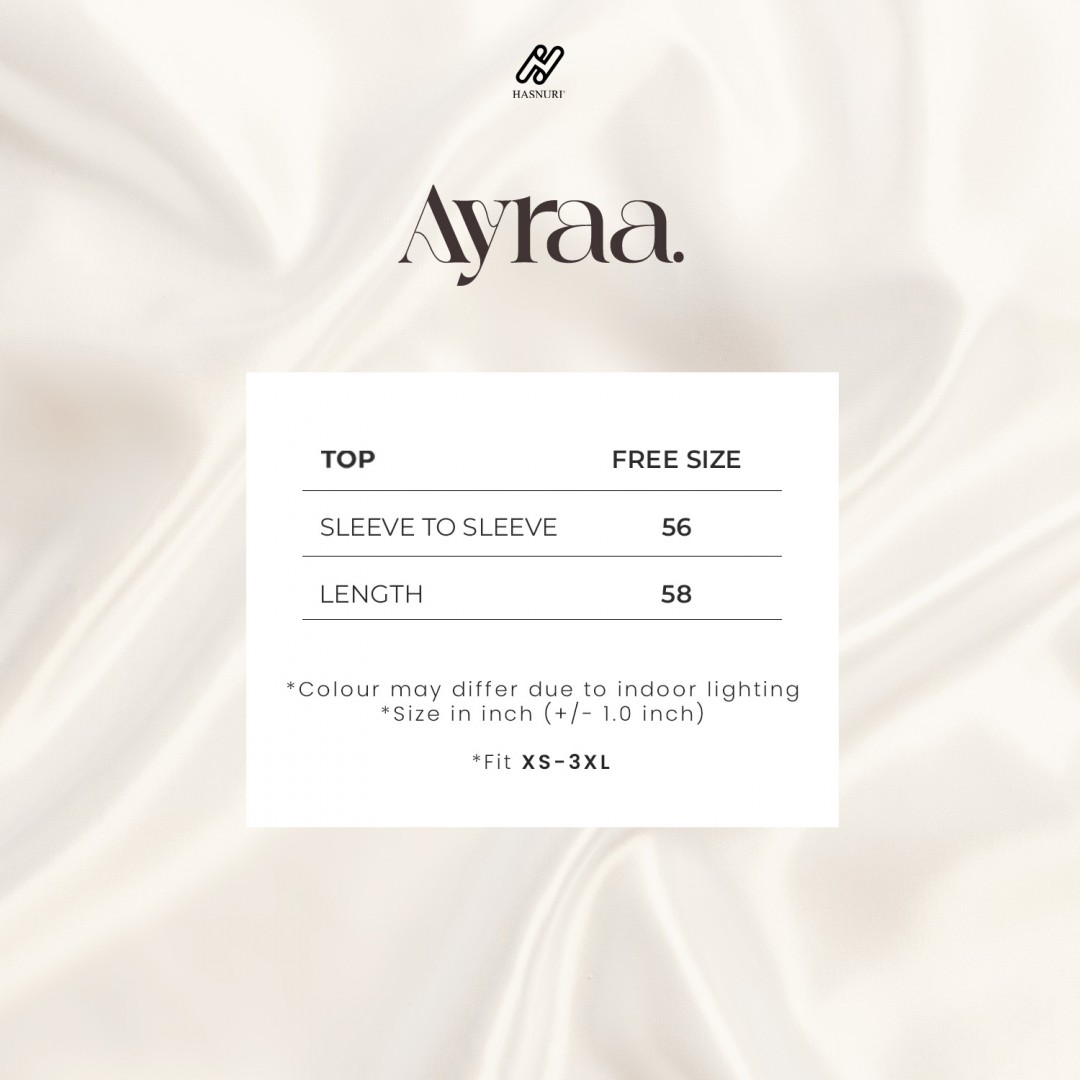 Abaya Ayraa - Maroon