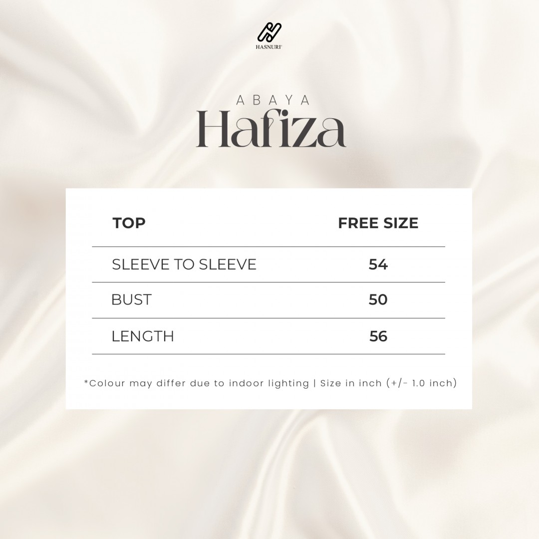 Abaya Hafiza - Gold