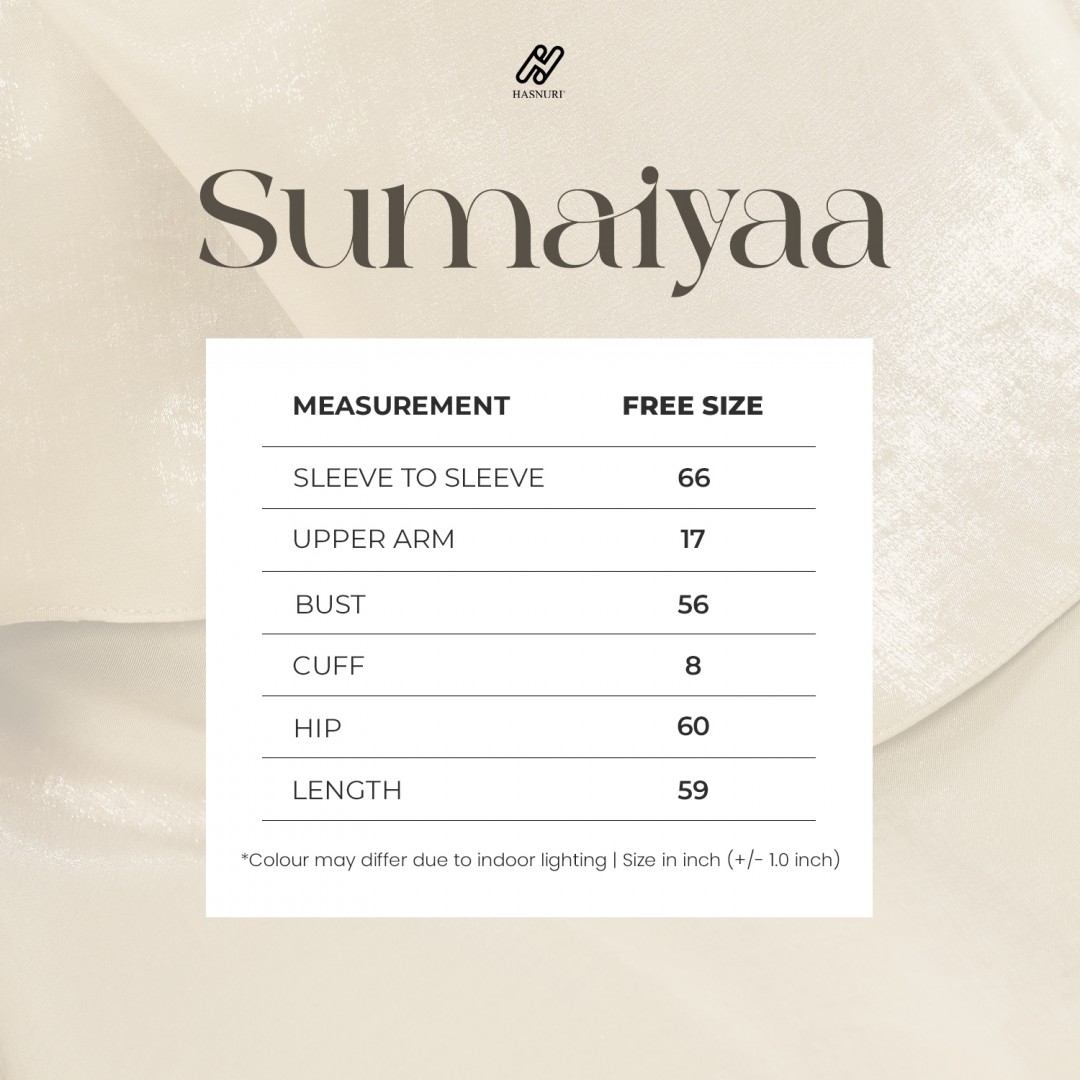 Abaya Sumaiyaa - Sandy Brown