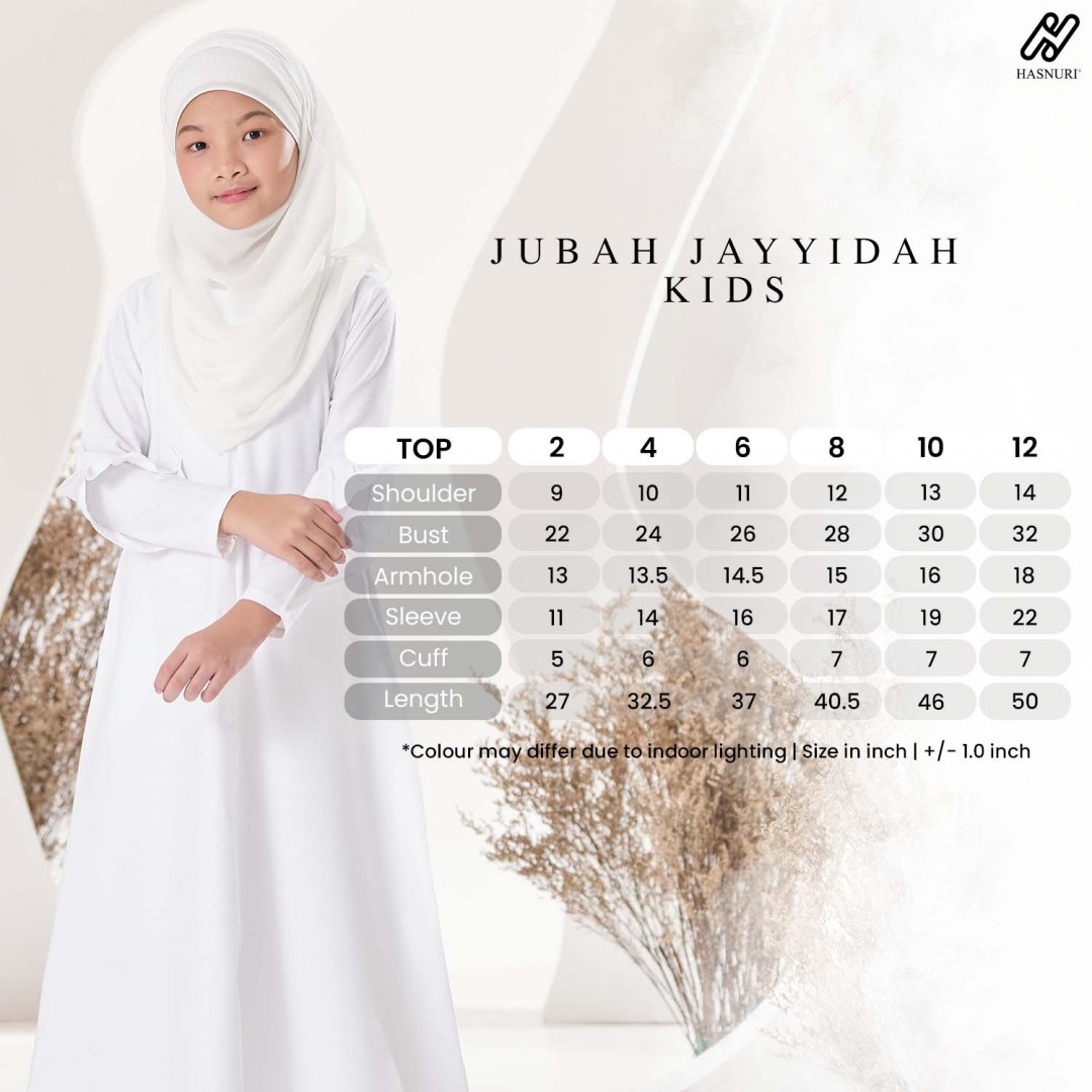 Jubah Jayyidah Kids - Spruce Grey