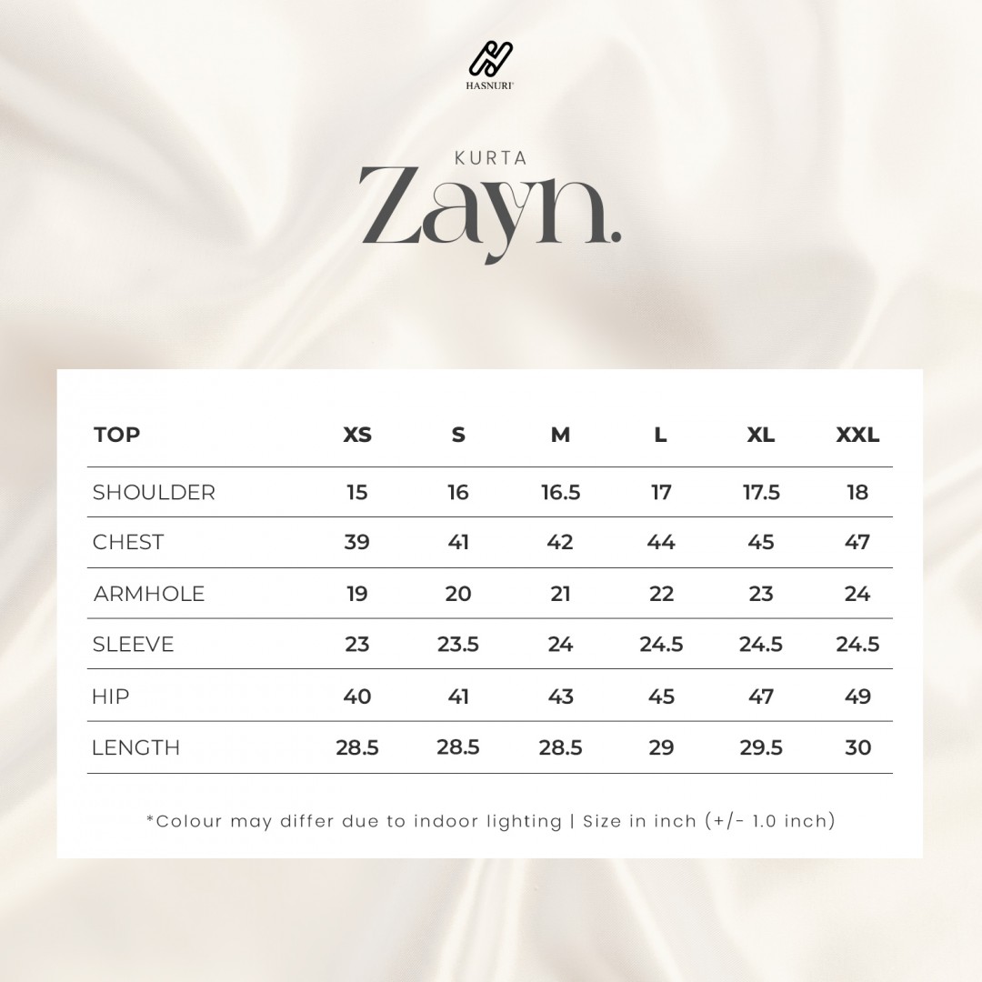 Kurta Zayn - Turkish Blue