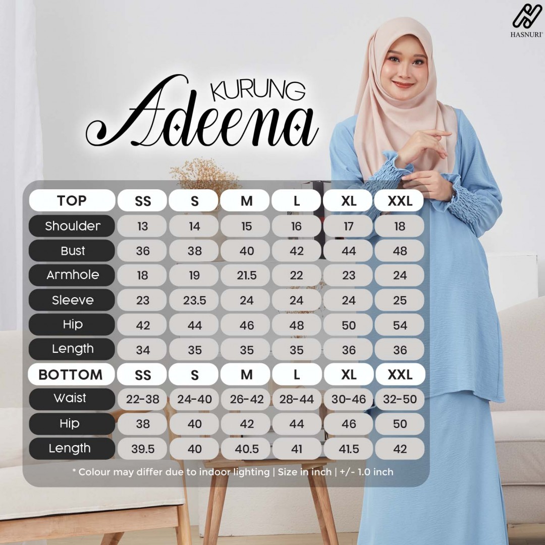 Kurung Adeena - Black