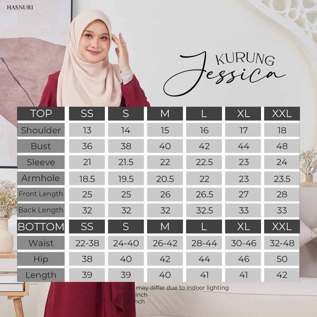 Kurung Jessica - Peach