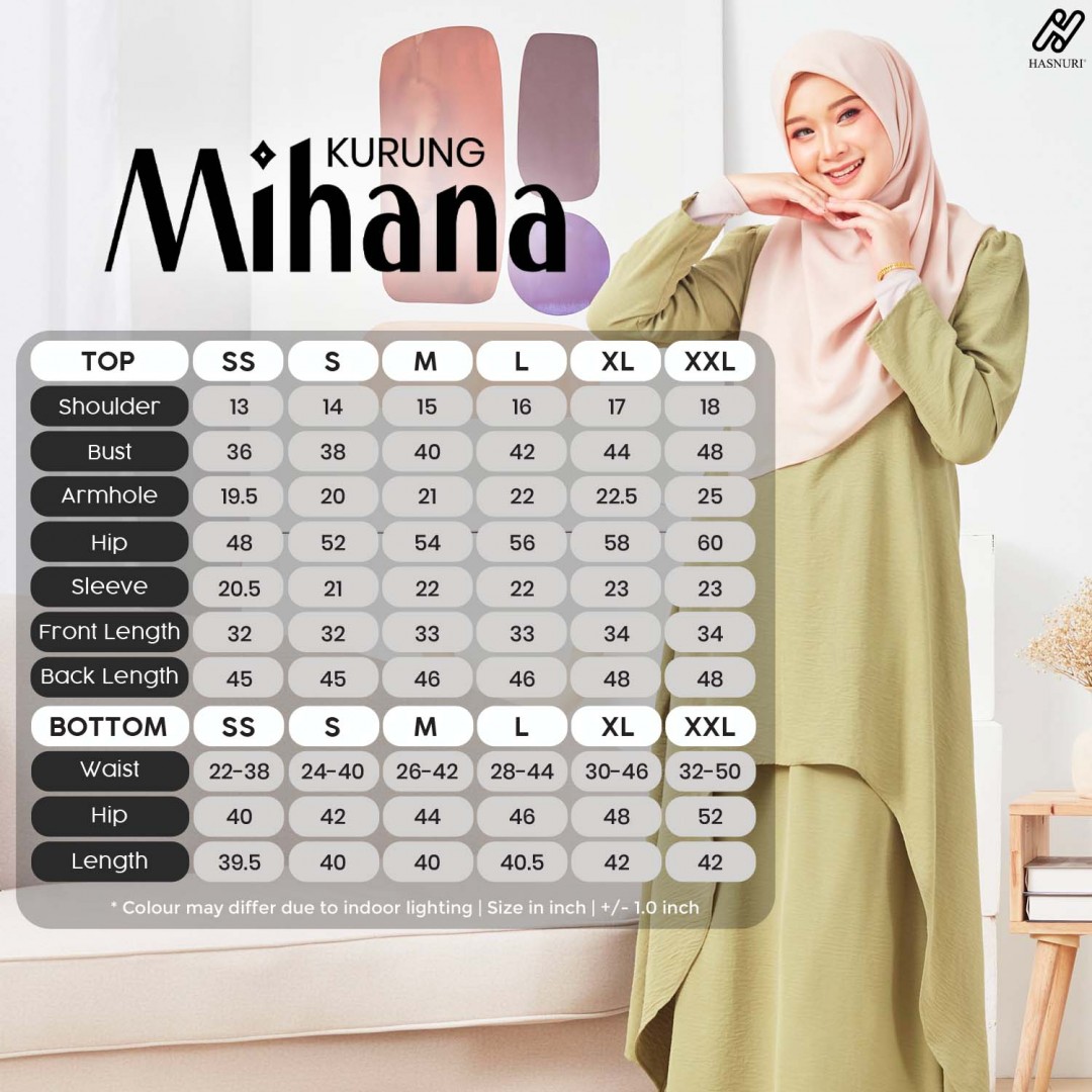 Kurung Mihana - Green