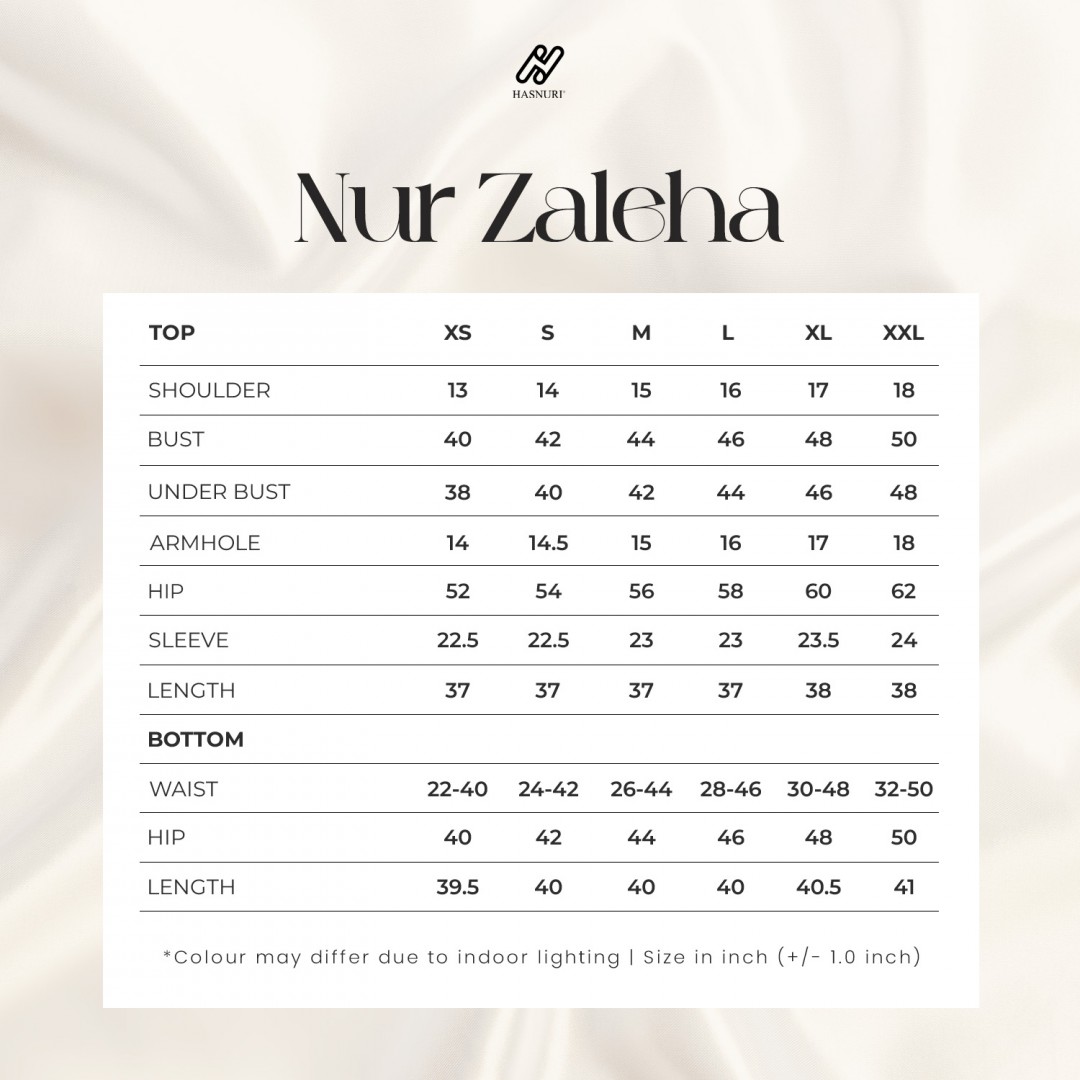 Kurung Nur Zaleha - Ash Blue