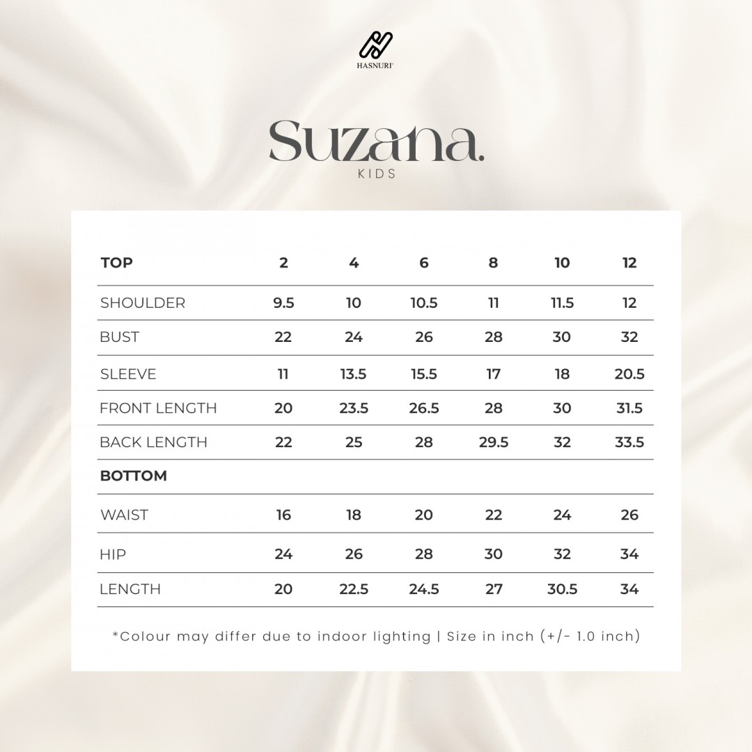 Kurung Suzana Kids - Lilac Purple