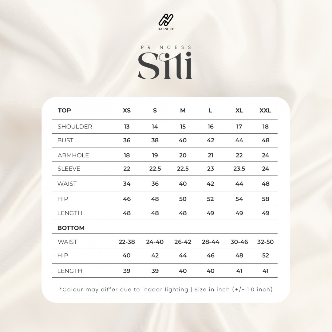 Kurung Princess Siti - Black