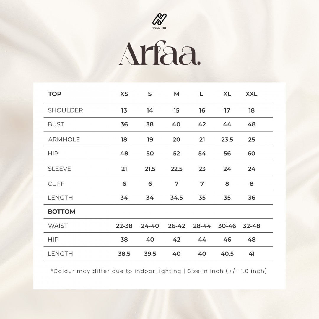 Suit Arfaa - Light Coco