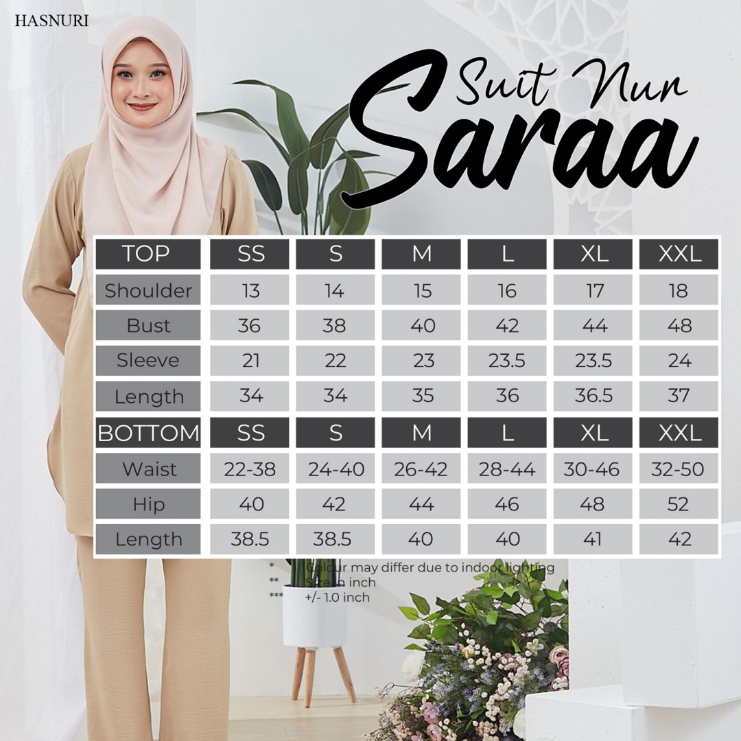 Suit Nur Saraa - Red