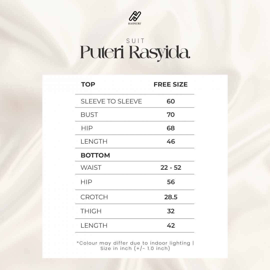 Suit Puteri Rasyida - White