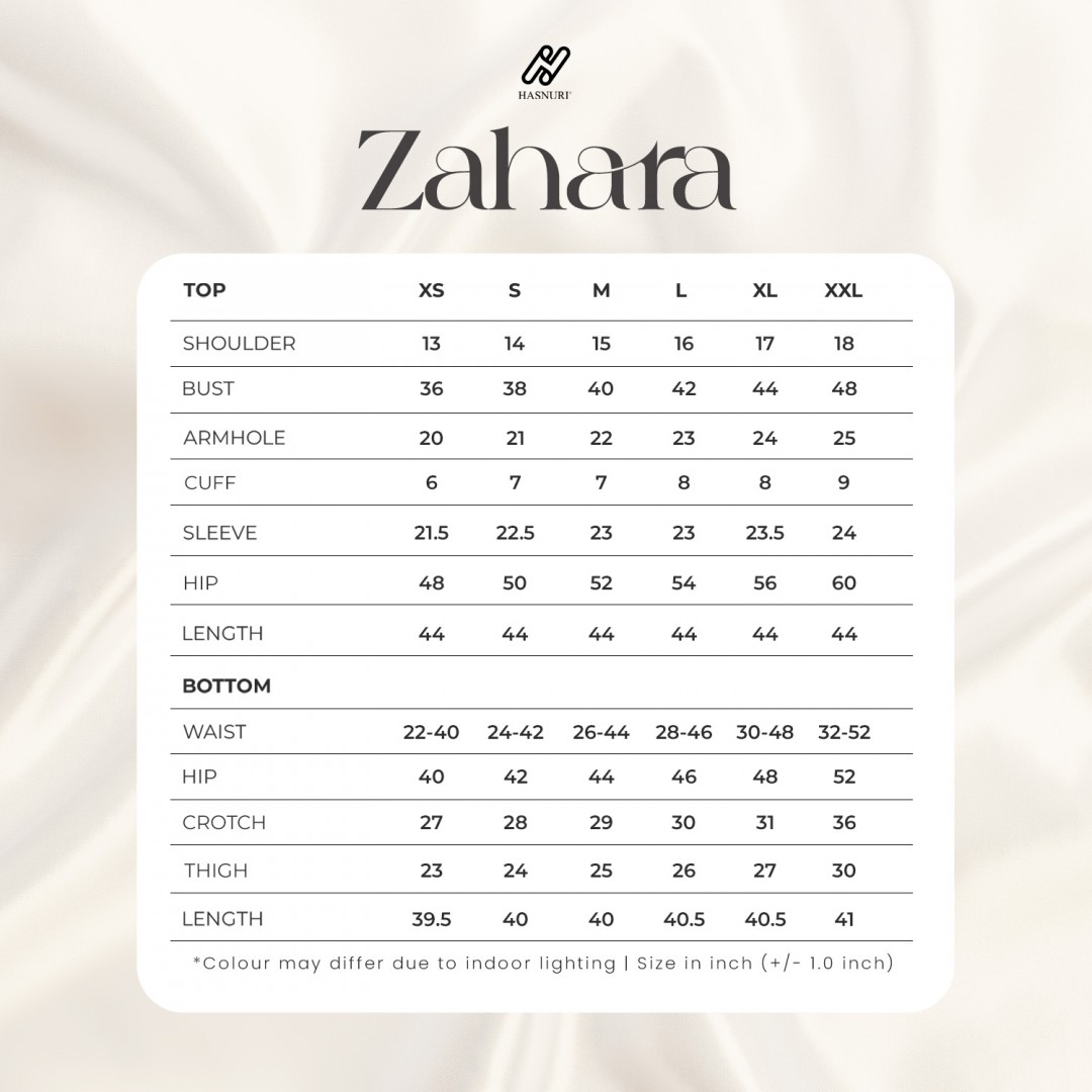 Suit Zahara - Black