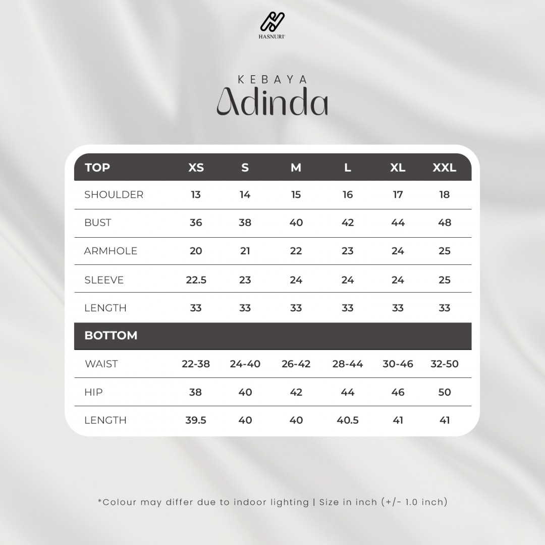 Kebaya Adinda - Blue Grey