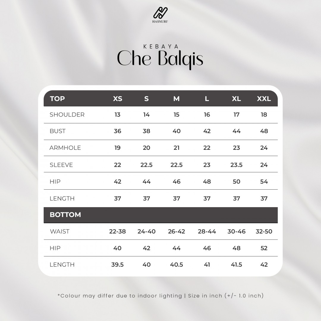 Kebaya Che Balqis - Black