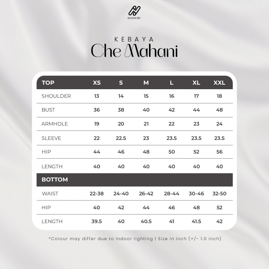 Kebaya Che Mahani - Black
