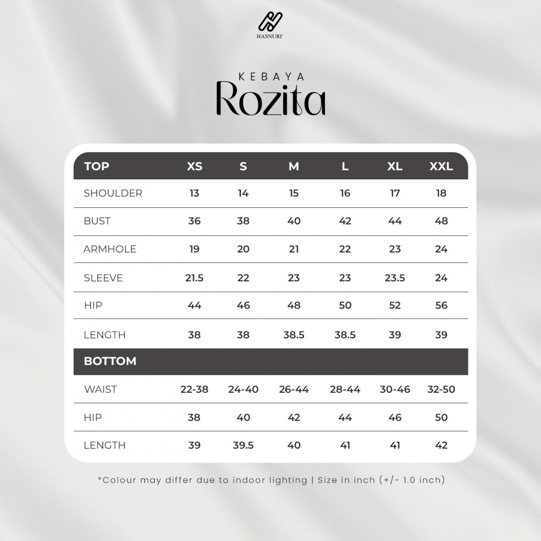 Kebaya Rozita - Dark Coco