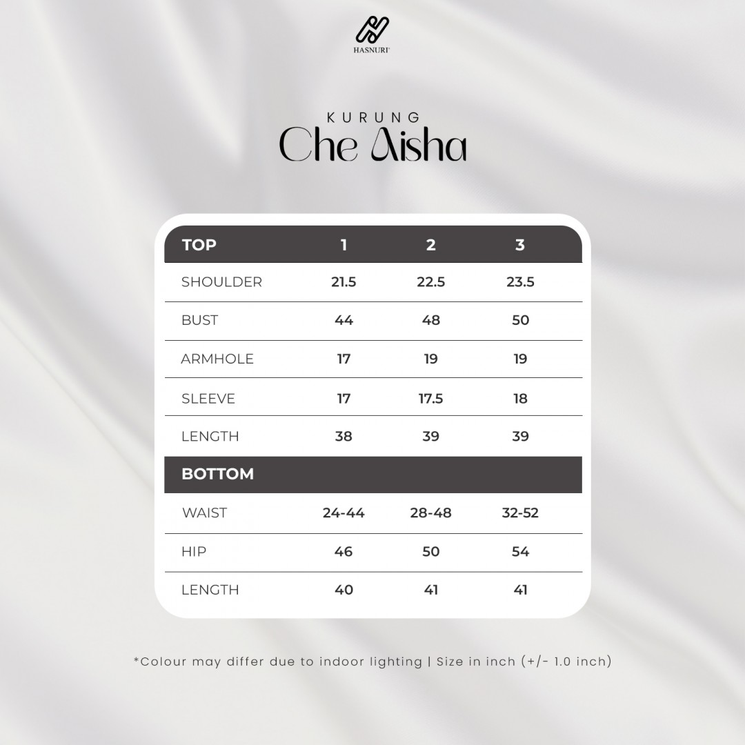 Kurung Che Aisha - Black