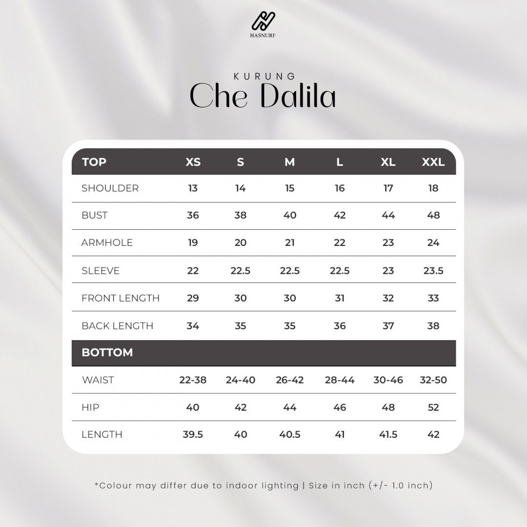 Kurung Che Dalila - Black